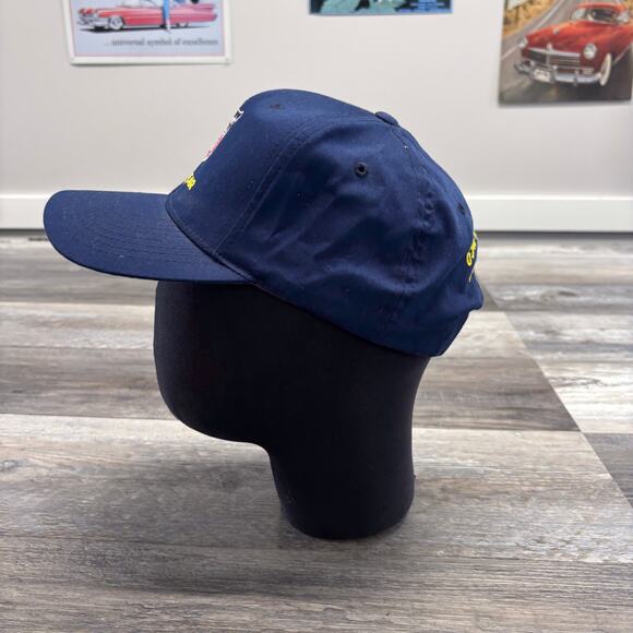 Vintage Y2k Good Year Tires Blue Yellow OS SnapbackTires 63rd Soapbox Derby Hat - Picture 3 of 7